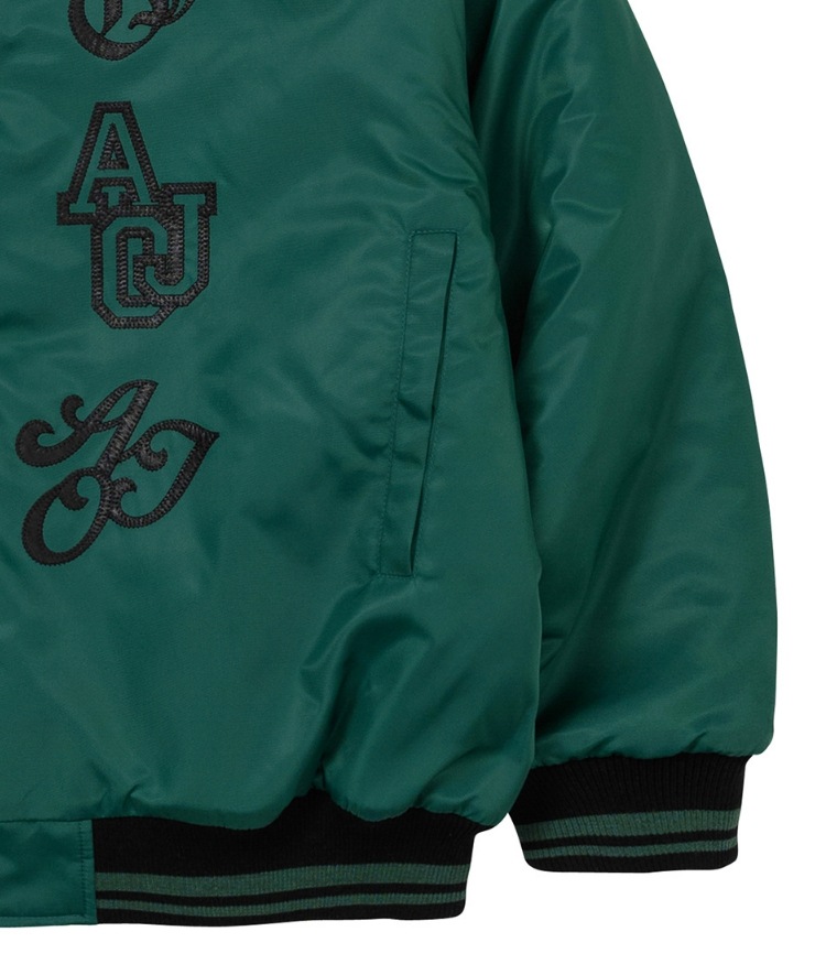 【AJO AJOBYAJO】 Nylon Baseball Jacket 【AJO AJOBYAJO】 Nylon Baseball Jacket