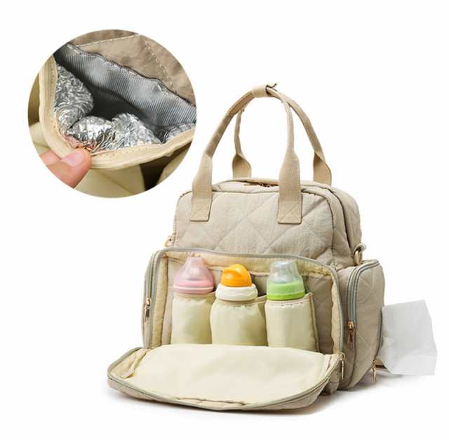 リュック ショルダーバッグ トートバッグ 3WAY マザーズバッグ レディースバッグ キルティング 斜めがけ 肩掛け 収納力抜群 リュック ショルダーバッグ トートバッグ 3WAY マザーズバッグ レディースバッグ キルティング 斜めがけ 肩掛け 収納力抜群