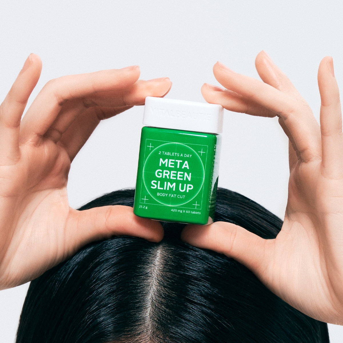 [9+3ヶ月]バイタルビューティーメタグリーンスリムアップAD 30日x3個+60イリフィルx3個+90日試食用[パクナラダイエット]