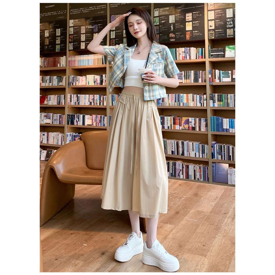 パンツ ワイド フレア レディース ワイドパンツ 夏 薄手 涼しい 大きいサイズ ワイド ボトムス ルームウェア 吸汗 速乾 通気 快適 ウエストゴム ハイウエス