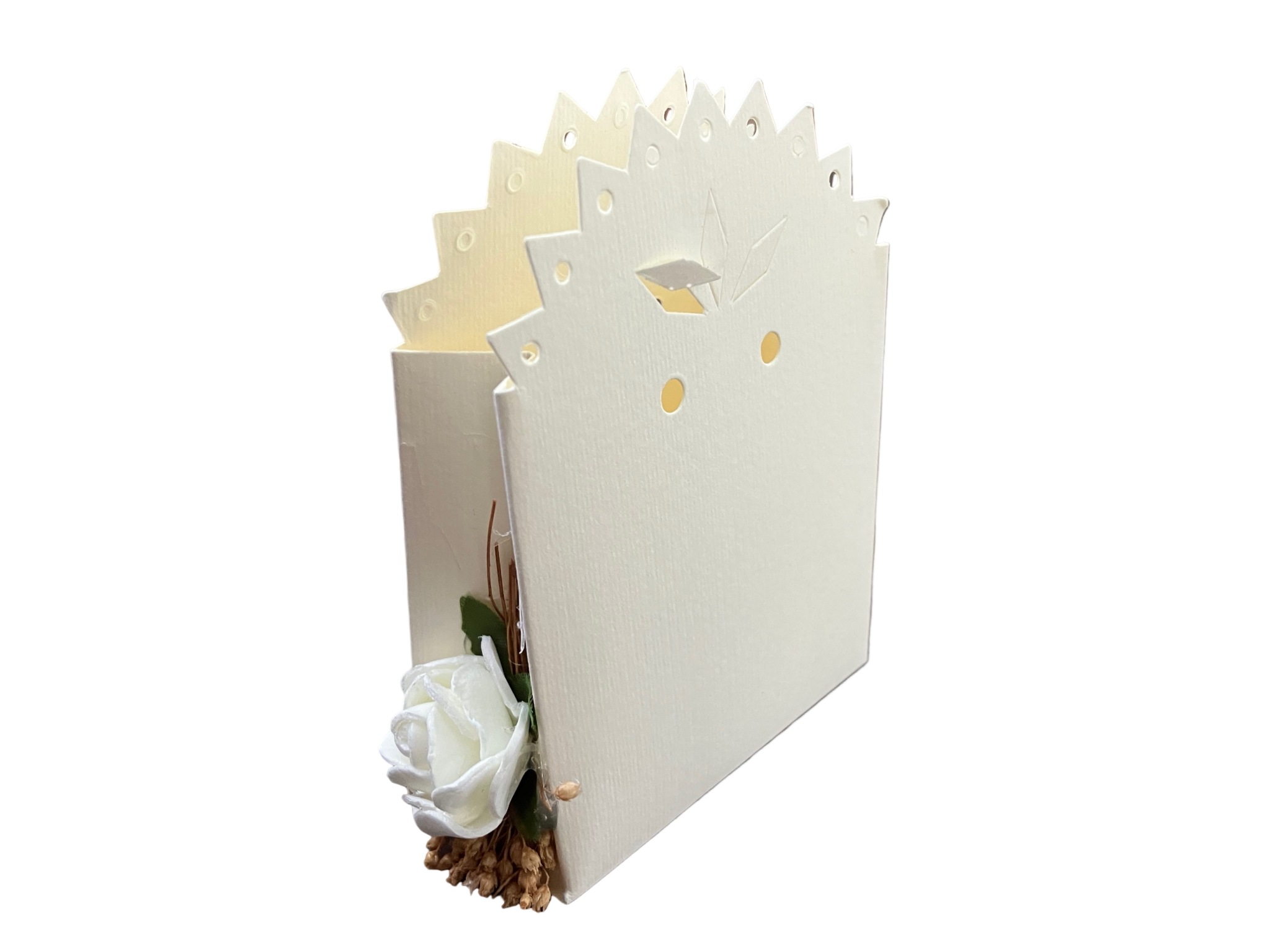 結婚式プチギフト用 ペーパーウェディングケーキ3段型 紙バッグ105個セット(ホワイト) 結婚式プチギフト用 ペーパーウェディングケーキ3段型 紙バッグ105個セット(ホワイト)