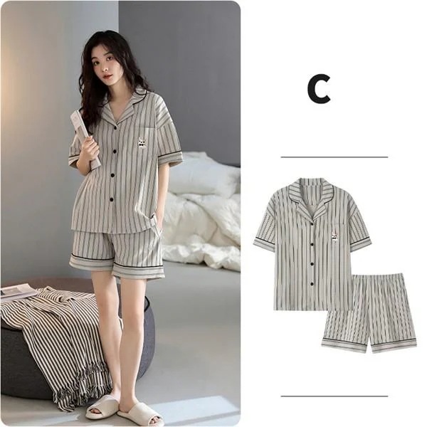 【超お得1つ買うと10個もらえる】[今日は安い-出荷が早い]パジャマ レディース 綿 前開き 半袖 テーラー襟 春 夏 上下セット ルームウェア コットン マタニティ サマーパジャマおしゃれ ショーパ