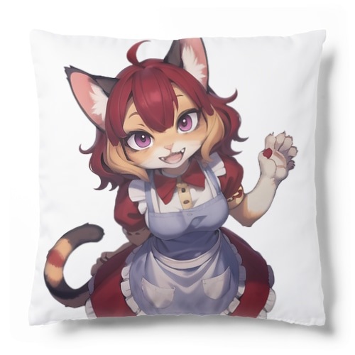 【文字入れ可能受注生産】三毛猫の女の子 ジェシカ クッション 【文字入れ可能受注生産】三毛猫の女の子 ジェシカ クッション