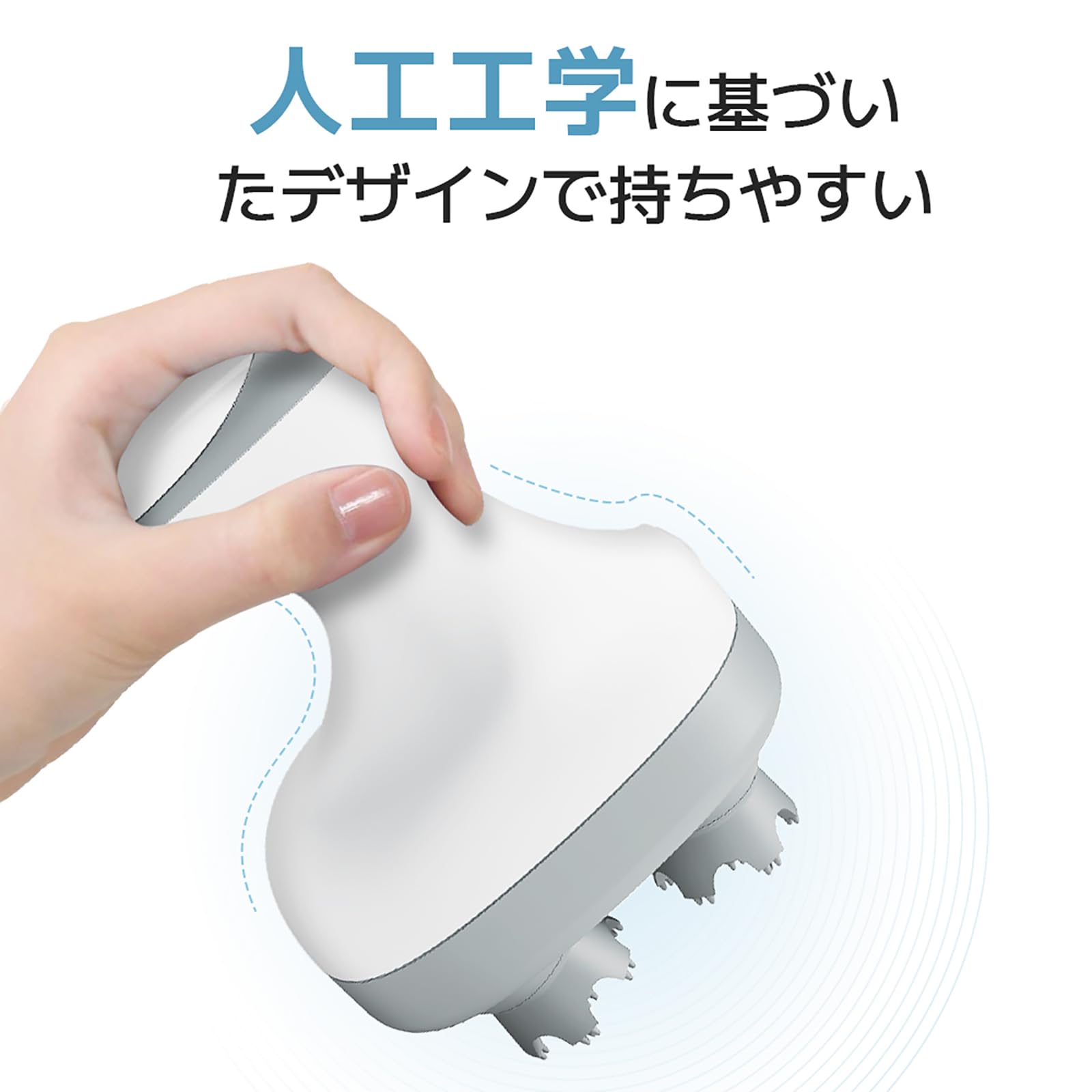 Sarlisi ヘッドスパ 電動頭皮ブラシ IPX6防水 乾湿両用 3種類動作モード ギフト リラクゼーション器 コードレス USB充電台座付き プレゼント 敬老の日 日本語取扱説明書付き