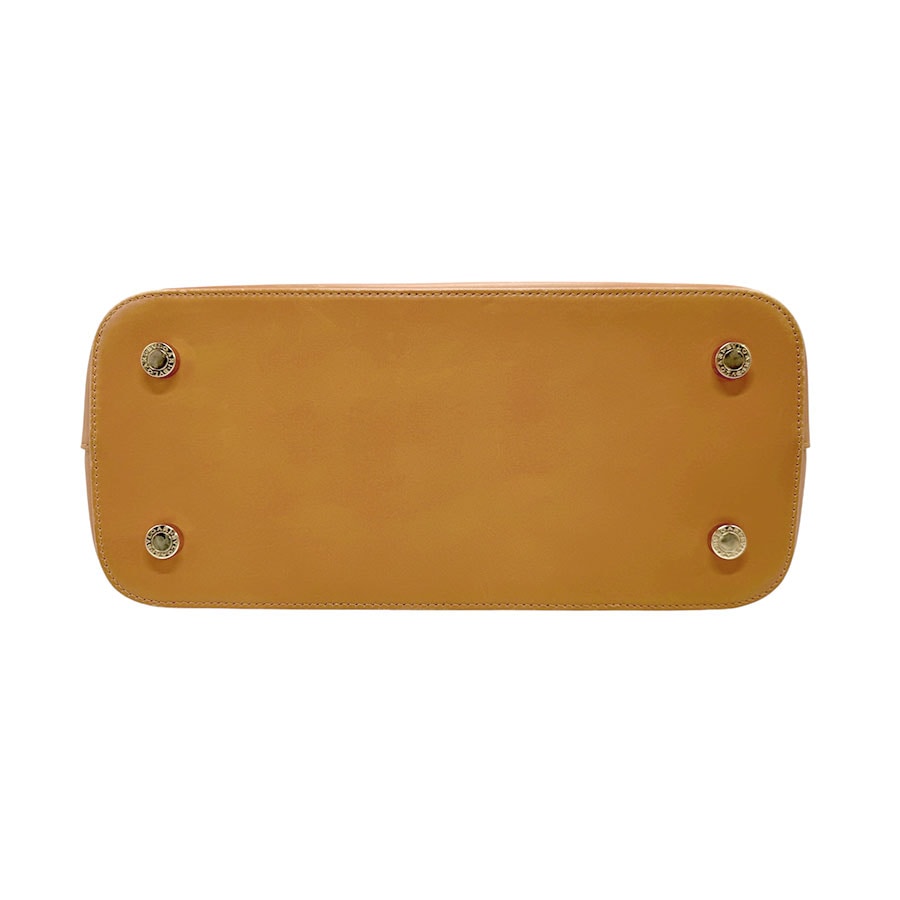 ブルガリ BVLGARI ハンドバッグ ショルダーバッグ レザー キャメル レディース z2522