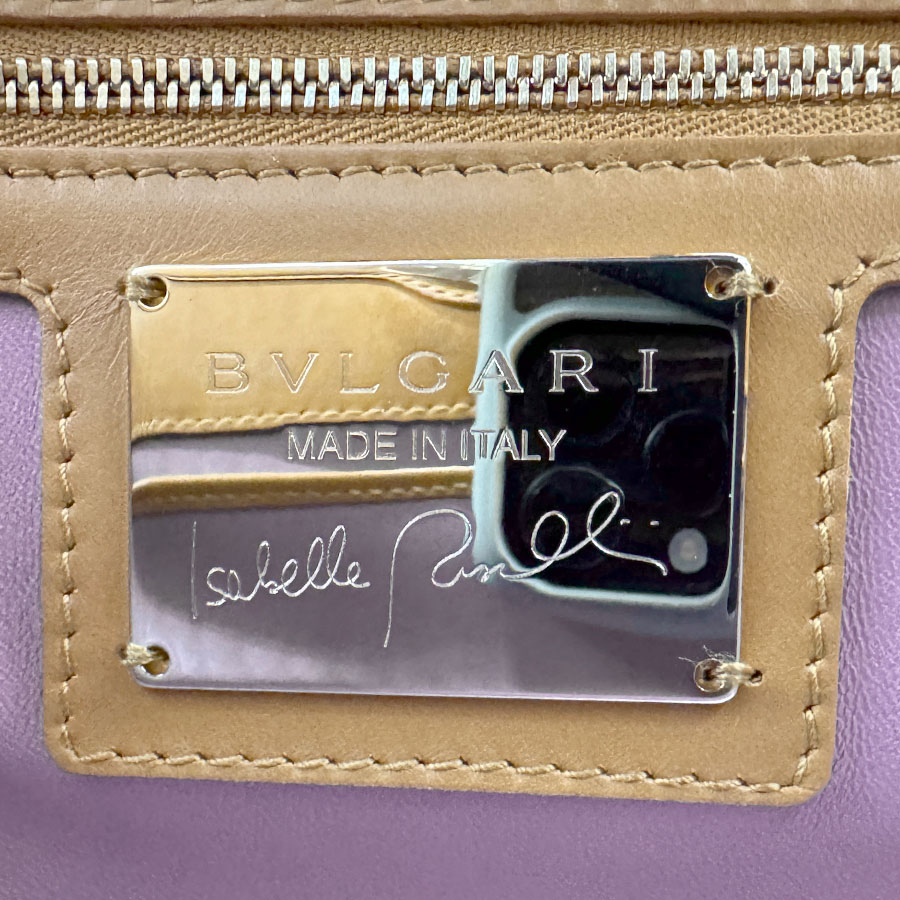 ブルガリ BVLGARI ハンドバッグ ショルダーバッグ レザー キャメル レディース z2522