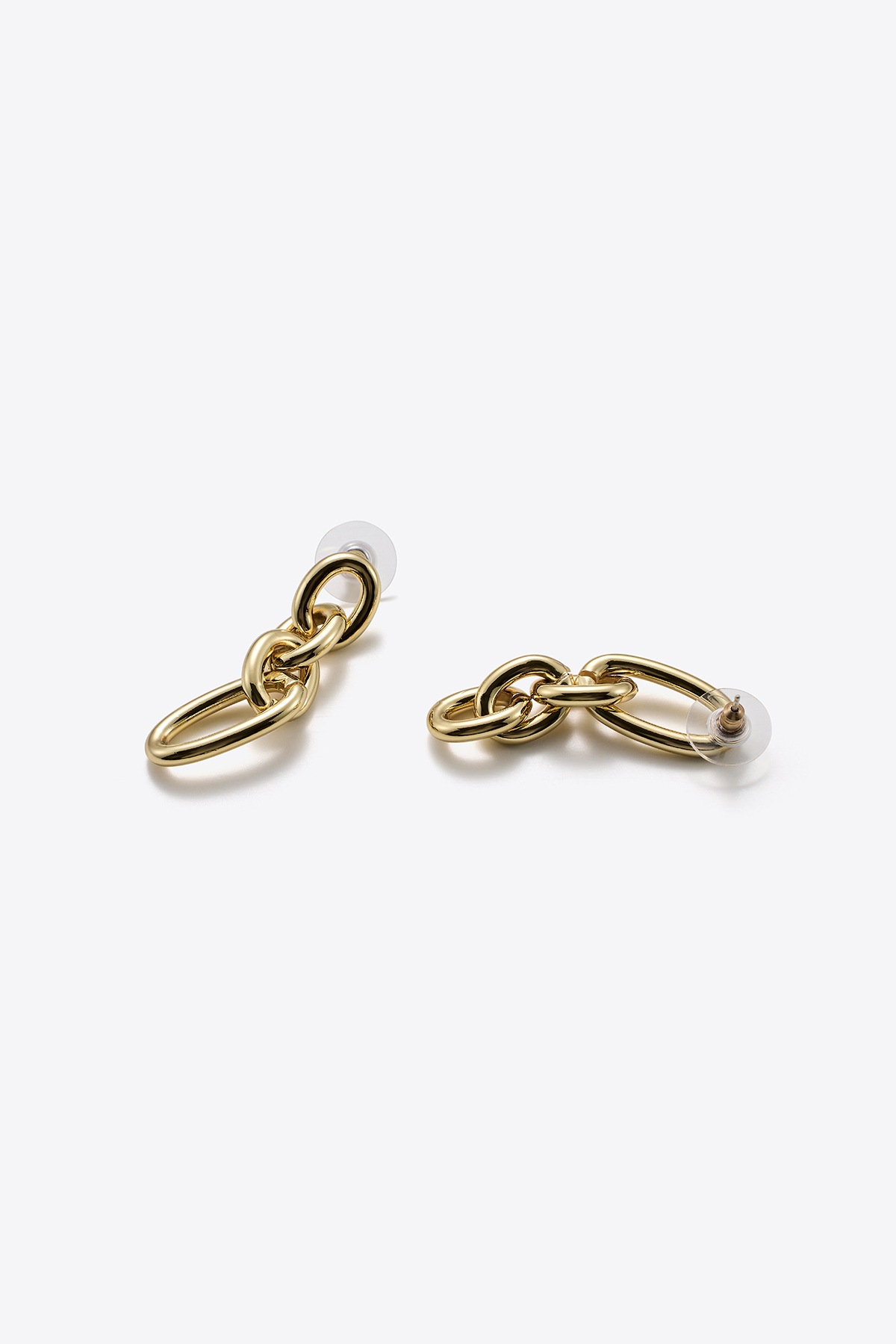 MONDAY EDITION IRREGULAR CHAIN EARRINGS