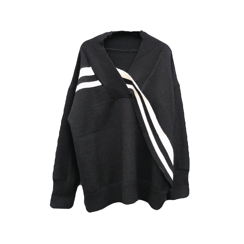 トップス セーター ストライプ Vネック 個性的 ニットソー プルオーバー ミディアム丈 袖あり 長袖 襟なし ストレート 切り替えデザイン かわいい 大人可愛い カジュアル 大人 おしゃれ お洒落 トップス セーター ストライプ Vネック 個性的 ニットソー プルオーバー ミディアム丈 袖あり 長袖 襟なし ストレート 切り替えデザイン かわいい 大人可愛い カジュアル 大人 おしゃれ お洒落