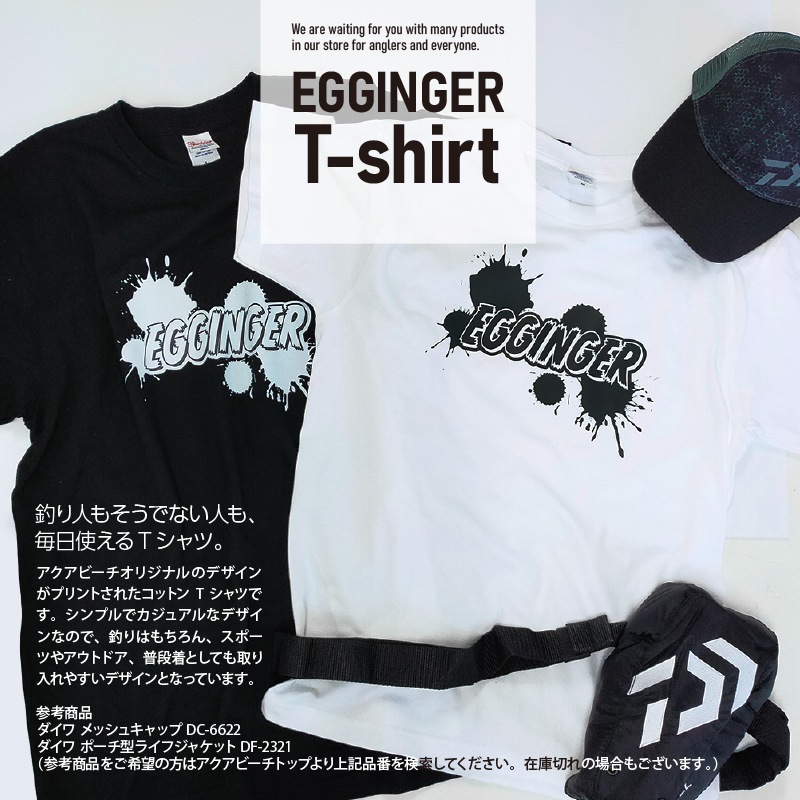 RIRURE オリジナル アングラーズTシャツ　３点セット エギング　エギンガー Qoo10] Aquabeach Tシャツ エギンガー イカ 釣り フィッ