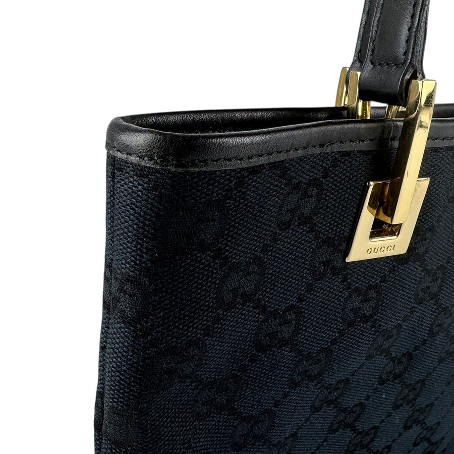 グッチ GUCCI ハンドバッグ GGキャンバス/レザー ブラック ユニセックス z5979 グッチ GUCCI ハンドバッグ GGキャンバス/レザー ブラック ユニセックス z5979