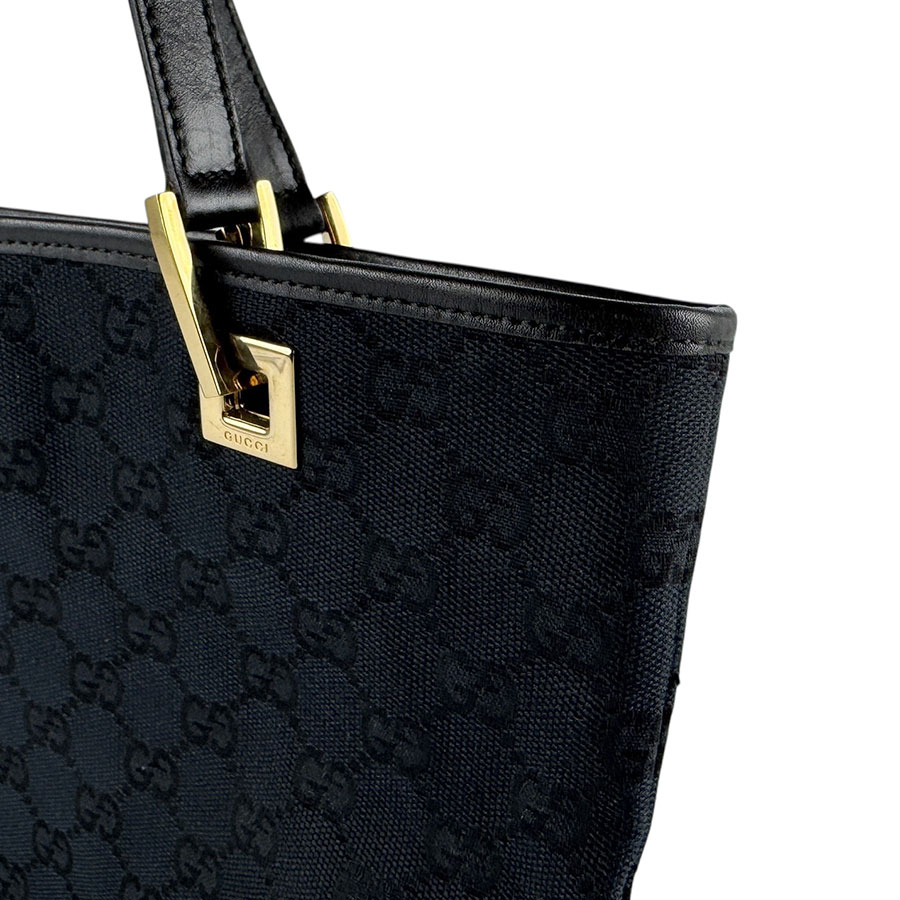 グッチ GUCCI ハンドバッグ GGキャンバス/レザー ブラック ユニセックス z5979 グッチ GUCCI ハンドバッグ GGキャンバス/レザー ブラック ユニセックス z5979