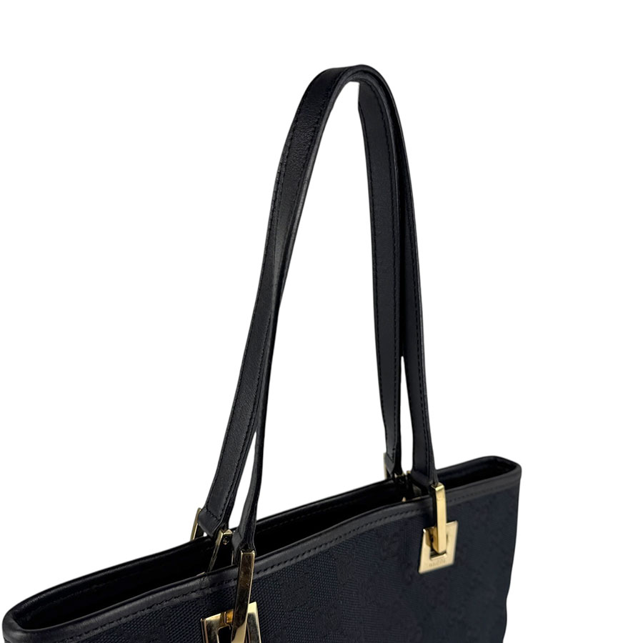 グッチ GUCCI ハンドバッグ GGキャンバス/レザー ブラック ユニセックス z5979 グッチ GUCCI ハンドバッグ GGキャンバス/レザー ブラック ユニセックス z5979