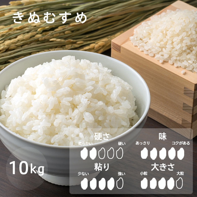 Qoo10] 【令和8年産 新米】岡山県産 きぬむすめ