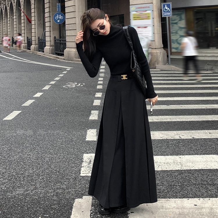 マキシスカートニッチデザイン百掛け高級感質感ハイウエスト着痩せおしゃれスカートプリーツスカートAラインスカート母の人気品 マキシスカートニッチデザイン百掛け高級感質感ハイウエスト着痩せおしゃれスカートプリーツスカートAラインスカート母の人気品