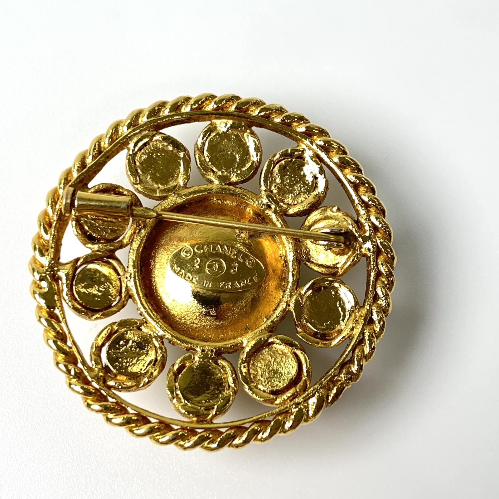 シャネル CHANEL レディース ヴィンテージ グリポア ストーン ブローチ GP シャネル CHANEL レディース ヴィンテージ グリポア ストーン ブローチ GP