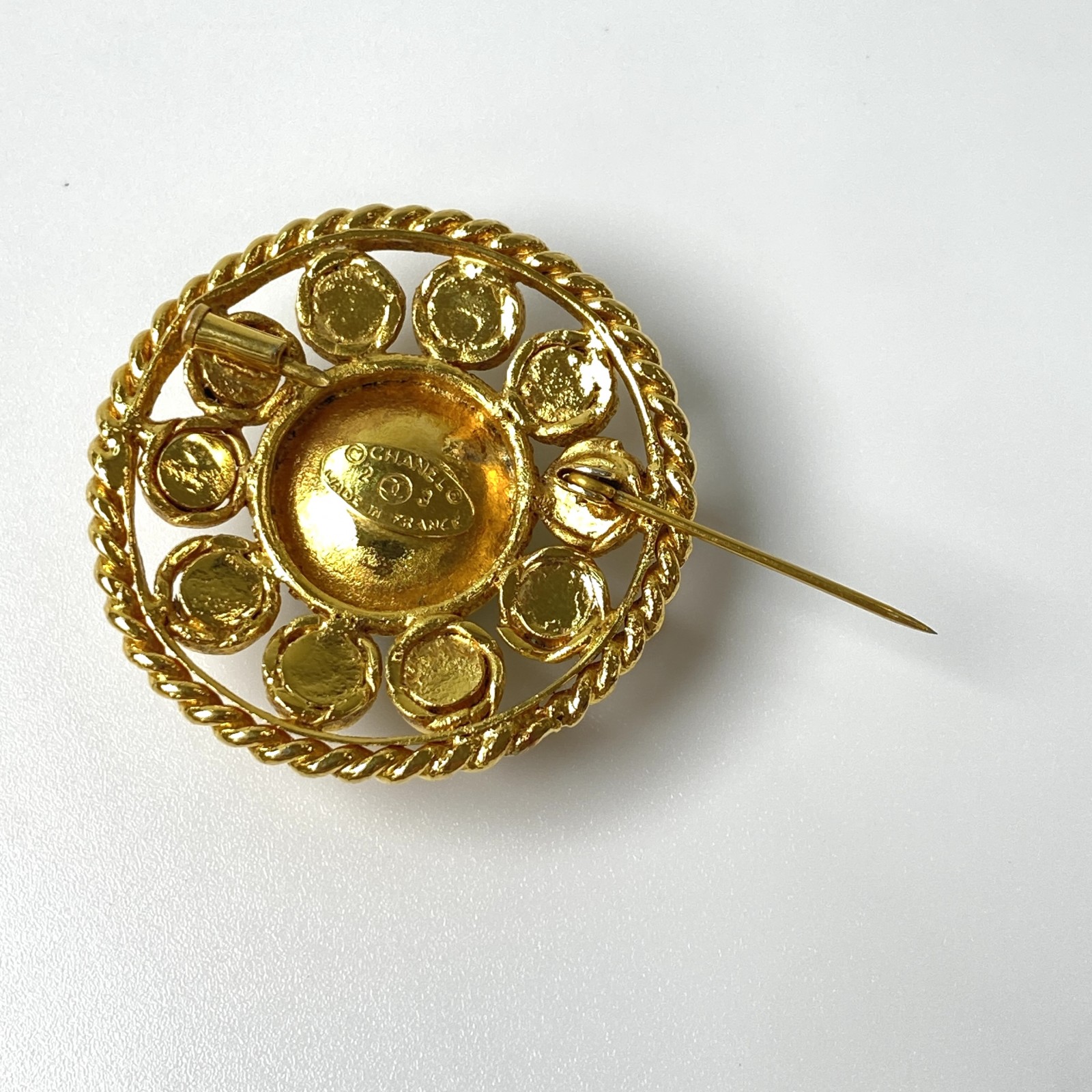 シャネル CHANEL レディース ヴィンテージ グリポア ストーン ブローチ GP シャネル CHANEL レディース ヴィンテージ グリポア ストーン ブローチ GP