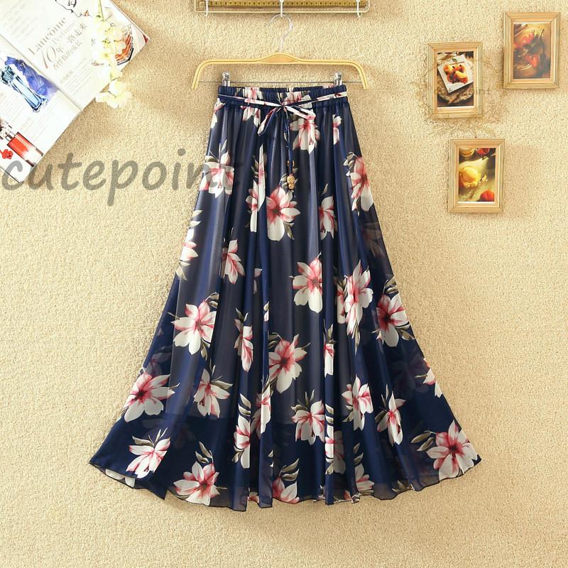 【即纳】スカート レディース ロングスカート 花柄 シフォンスカート マーメイド Aライン ミモレ丈 ウエストゴム きれいめ 大きいサイズ 体型カバー 【即纳】スカート レディース ロングスカート 花柄 シフォンスカート マーメイド Aライン ミモレ丈 ウエストゴム きれいめ 大きいサイズ 体型カバー