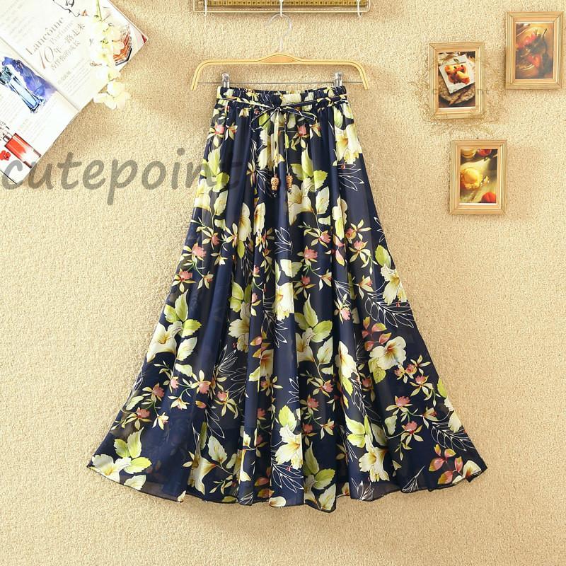 【即纳】スカート レディース ロングスカート 花柄 シフォンスカート マーメイド Aライン ミモレ丈 ウエストゴム きれいめ 大きいサイズ 体型カバー 【即纳】スカート レディース ロングスカート 花柄 シフォンスカート マーメイド Aライン ミモレ丈 ウエストゴム きれいめ 大きいサイズ 体型カバー