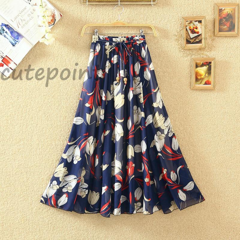 【即纳】スカート レディース ロングスカート 花柄 シフォンスカート マーメイド Aライン ミモレ丈 ウエストゴム きれいめ 大きいサイズ 体型カバー 【即纳】スカート レディース ロングスカート 花柄 シフォンスカート マーメイド Aライン ミモレ丈 ウエストゴム きれいめ 大きいサイズ 体型カバー