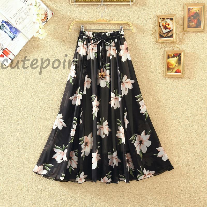 【即纳】スカート レディース ロングスカート 花柄 シフォンスカート マーメイド Aライン ミモレ丈 ウエストゴム きれいめ 大きいサイズ 体型カバー 【即纳】スカート レディース ロングスカート 花柄 シフォンスカート マーメイド Aライン ミモレ丈 ウエストゴム きれいめ 大きいサイズ 体型カバー