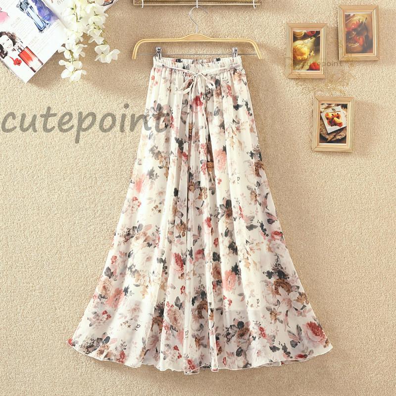 【即纳】スカート レディース ロングスカート 花柄 シフォンスカート マーメイド Aライン ミモレ丈 ウエストゴム きれいめ 大きいサイズ 体型カバー 【即纳】スカート レディース ロングスカート 花柄 シフォンスカート マーメイド Aライン ミモレ丈 ウエストゴム きれいめ 大きいサイズ 体型カバー