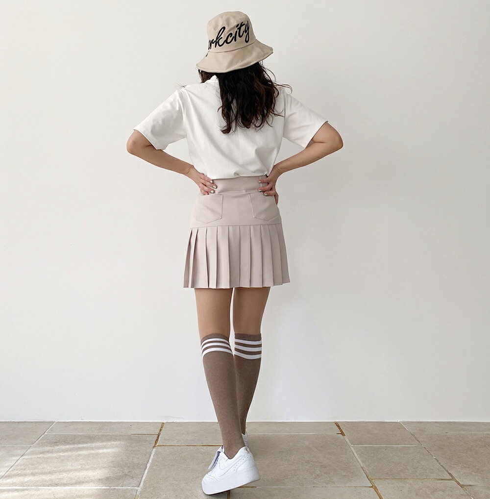 [メガ割りSALE]ツーポケバックプリーツスカートパンツ・p540544