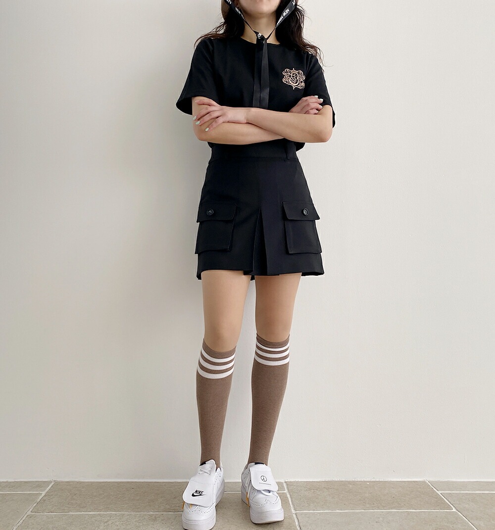 [メガ割りSALE]ツーポケバックプリーツスカートパンツ・p540544