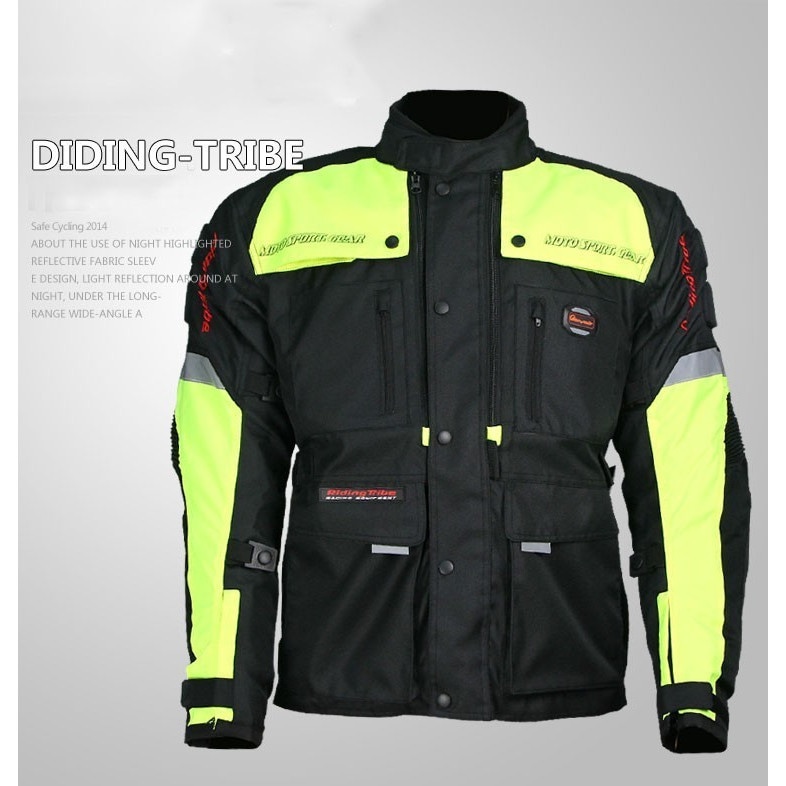RidingTribe バイクジャケット プロテクター バイク レーシング ライダースジャケット 防