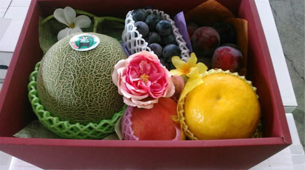 シャドウボックス完成品　フルーツ盛り合わせ シャドウボックス完成品 フルーツ盛り合わせ フルーツボックスLP