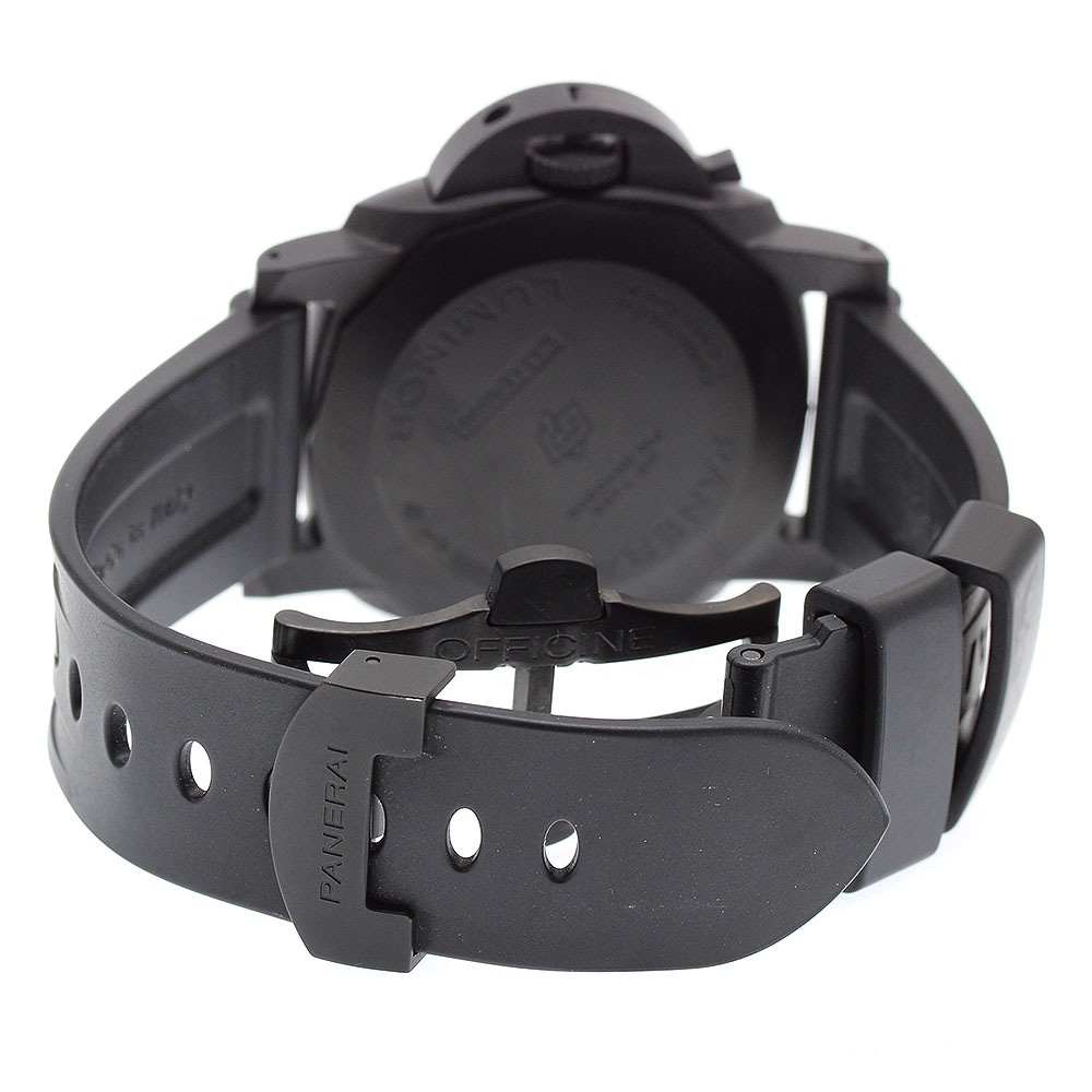 パネライ PANERAI PAM01661 ルミノール マリーナ カーボテック スモールセコンド デイト 自動巻き メンズ 美品 箱・保証書付き_896589【中古】 パネライ PANERAI PAM01661 ルミノール マリーナ カーボテック スモールセコンド デイト 自動巻き メンズ 美品 箱・保証書付き_896589【中古】