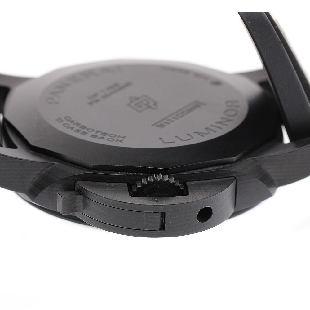 パネライ PANERAI PAM01661 ルミノール マリーナ カーボテック スモールセコンド デイト 自動巻き メンズ 美品 箱・保証書付き_896589【中古】 パネライ PANERAI PAM01661 ルミノール マリーナ カーボテック スモールセコンド デイト 自動巻き メンズ 美品 箱・保証書付き_896589【中古】