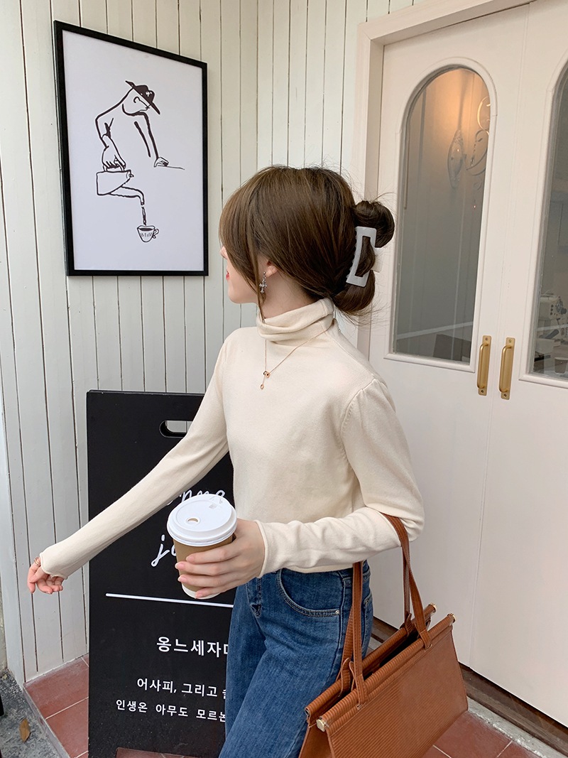 トップス デート カットソー 袖あり 長袖 タートルネック スリム タイト 細身 春 秋 冬 10代 ホワイト アプリコット カーキ イエロー ブラック 個性的 S M L XL エレガント トップス デート カットソー 袖あり 長袖 タートルネック スリム タイト 細身 春 秋 冬 10代 ホワイト アプリコット カーキ イエロー ブラック 個性的 S M L XL エレガント