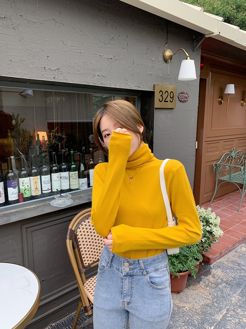 トップス デート カットソー 袖あり 長袖 タートルネック スリム タイト 細身 春 秋 冬 10代 ホワイト アプリコット カーキ イエロー ブラック 個性的 S M L XL エレガント トップス デート カットソー 袖あり 長袖 タートルネック スリム タイト 細身 春 秋 冬 10代 ホワイト アプリコット カーキ イエロー ブラック 個性的 S M L XL エレガント