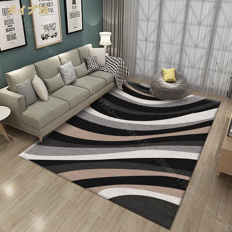 ラグ カーペット ストライプ 洗える 滑り止め 耐摩耗性 抽象 160x20cm 約2.28畳 北欧風 おしゃれ モダン ラグマット らぐ 年間 抗菌 防臭 防音 柔らかい 幾何学 ホットカー ラグ カーペット ストライプ 洗える 滑り止め 耐摩耗性 抽象 160x20cm 約2.28畳 北欧風 おしゃれ モダン ラグマット らぐ 年間 抗菌 防臭 防音 柔らかい 幾何学 ホットカー