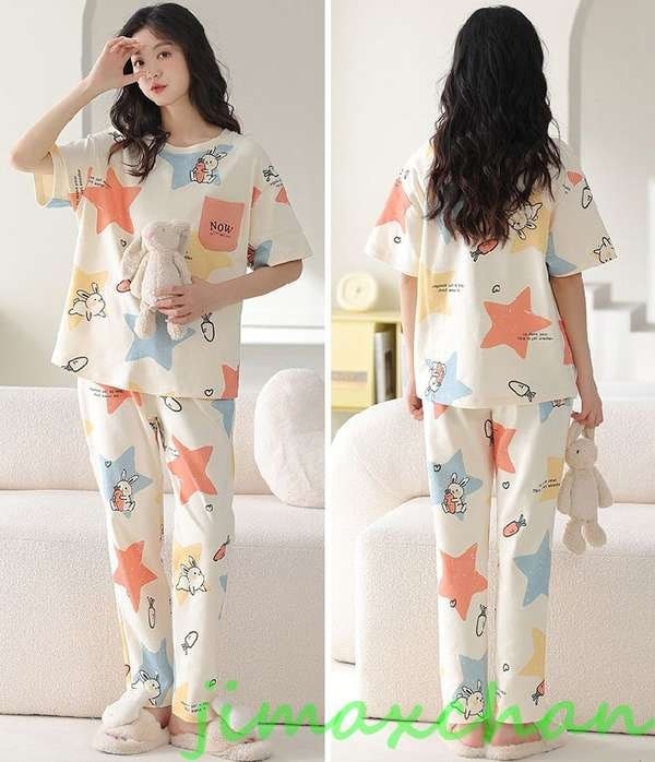 【急速出荷!】新生活 パジャマ レディース 春秋 半袖 可愛い 綿 ウェア レディース 春 花柄 部屋着 パジャマ 上下セット 安い セットアップ レディース 2点セット パジャマ ロングパ 【急速出荷!】新生活 パジャマ レディース 春秋 半袖 可愛い 綿 ウェア レディース 春 花柄 部屋着 パジャマ 上下セット 安い セットアップ レディース 2点セット パジャマ ロングパ