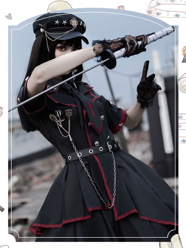 Lolita系 ロリータ 軍服 ワンピース ゴスロリ セーラー服 ロリ 制服 学生服 萌え萌え 少女ウェア レディース 二次元ドレス 学園祭 文化祭 イベント 可愛い h1001lalam3 Lolita系 ロリータ 軍服 ワンピース ゴスロリ セーラー服 ロリ 制服 学生服 萌え萌え 少女ウェア レディース 二次元ドレス 学園祭 文化祭 イベント 可愛い h1001lalam3