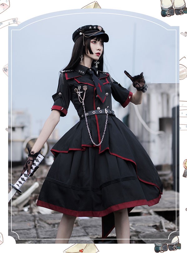 Lolita系 ロリータ 軍服 ワンピース ゴスロリ セーラー服 ロリ 制服 学生服 萌え萌え 少女ウェア レディース 二次元ドレス 学園祭 文化祭 イベント 可愛い h1001lalam3 Lolita系 ロリータ 軍服 ワンピース ゴスロリ セーラー服 ロリ 制服 学生服 萌え萌え 少女ウェア レディース 二次元ドレス 学園祭 文化祭 イベント 可愛い h1001lalam3