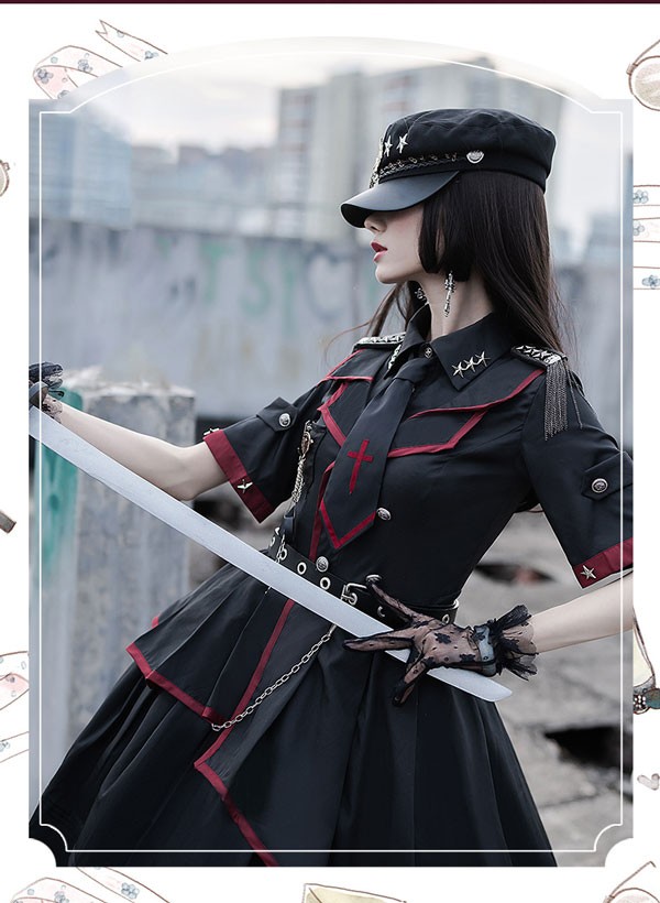 Lolita系 ロリータ 軍服 ワンピース ゴスロリ セーラー服 ロリ 制服 学生服 萌え萌え 少女ウェア レディース 二次元ドレス 学園祭 文化祭 イベント 可愛い h1001lalam3 Lolita系 ロリータ 軍服 ワンピース ゴスロリ セーラー服 ロリ 制服 学生服 萌え萌え 少女ウェア レディース 二次元ドレス 学園祭 文化祭 イベント 可愛い h1001lalam3