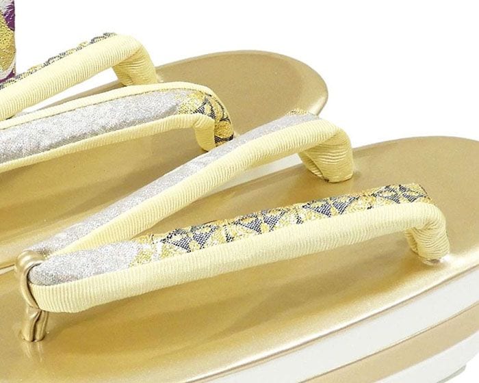 草履 バッグ 草履バッグセット Ｌ寸 振袖 成人式 帯生地 三枚芯 和装 着物 新品 n1381