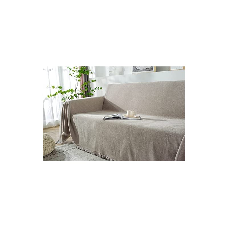 マルチカバー ソファカバー 北欧風 無地 180*230cm ブランケットフリンジ付 ベッドカバー マルチカバー ソファカバー 北欧風 無地 180*230cm ブランケットフリンジ付 ベッドカバー