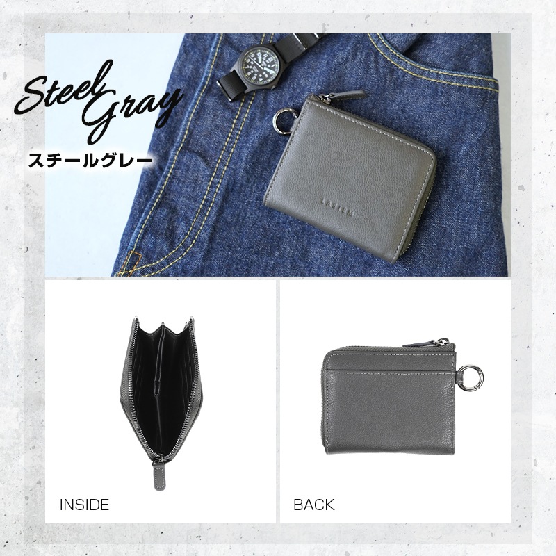 【楽天1位獲得】財布 メンズ 本革 レディース ミニ財布 コンパクト L字ファスナー 小さい 薄い ミニ 薄型 スキミング防止 RFID 時短 レザー サイフ 革 二つ折り ミニマリスト