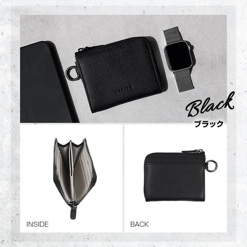 【楽天1位獲得】財布 メンズ 本革 レディース ミニ財布 コンパクト L字ファスナー 小さい 薄い ミニ 薄型 スキミング防止 RFID 時短 レザー サイフ 革 二つ折り ミニマリスト