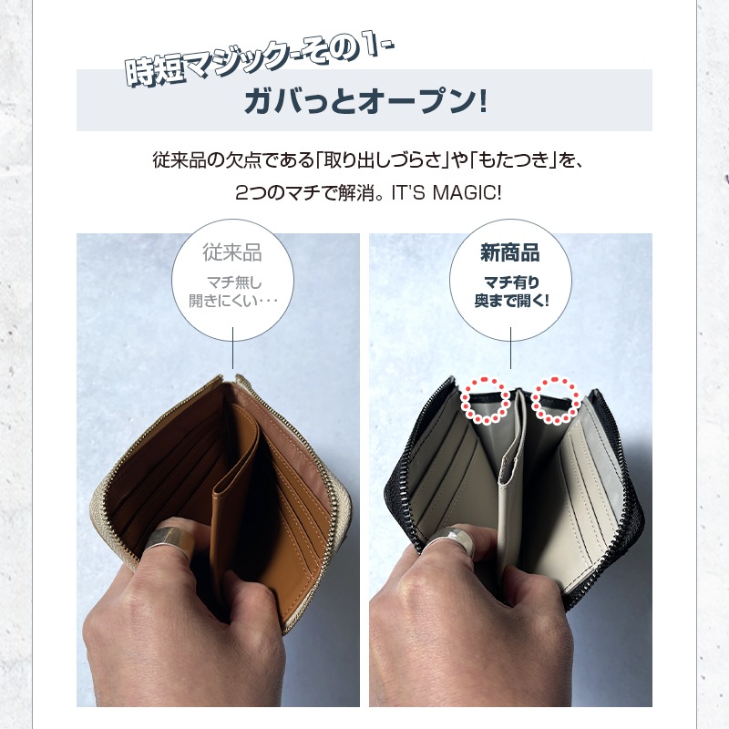 【楽天1位獲得】財布 メンズ 本革 レディース ミニ財布 コンパクト L字ファスナー 小さい 薄い ミニ 薄型 スキミング防止 RFID 時短 レザー サイフ 革 二つ折り ミニマリスト