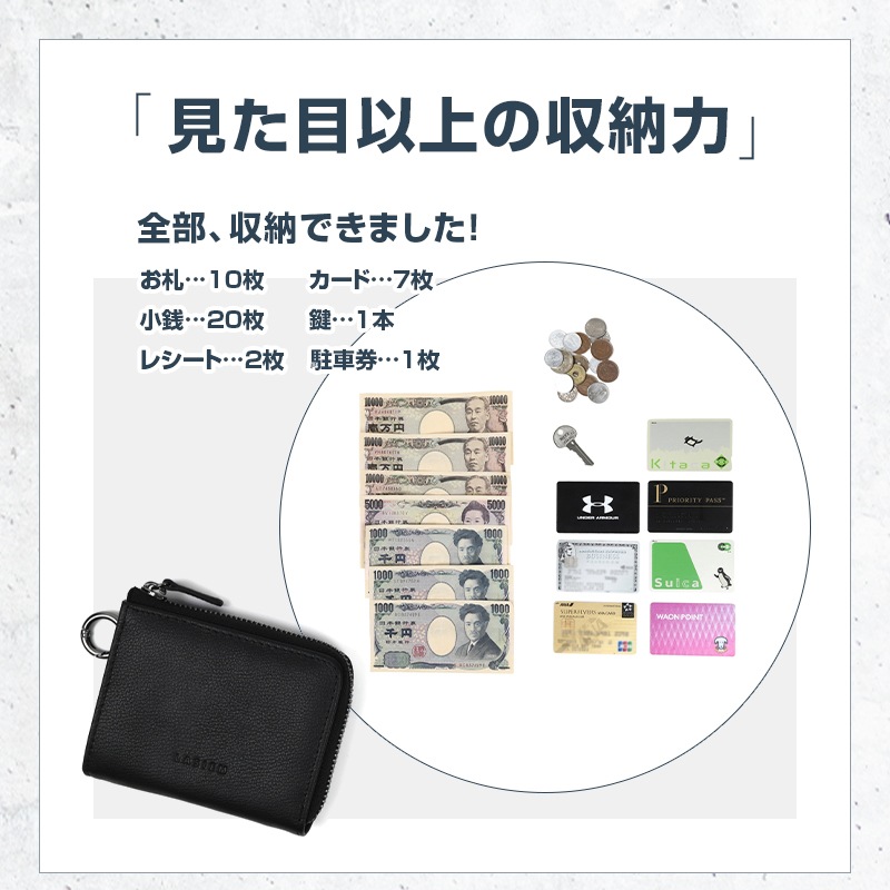 【楽天1位獲得】財布 メンズ 本革 レディース ミニ財布 コンパクト L字ファスナー 小さい 薄い ミニ 薄型 スキミング防止 RFID 時短 レザー サイフ 革 二つ折り ミニマリスト