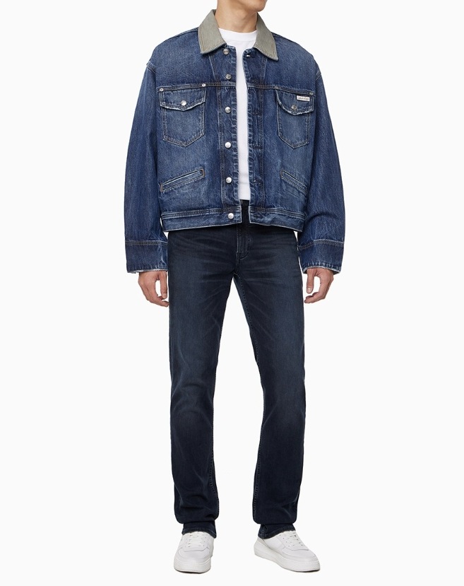 80s IKON Dark Blue Denim Jacket (4RB990G-RG8)