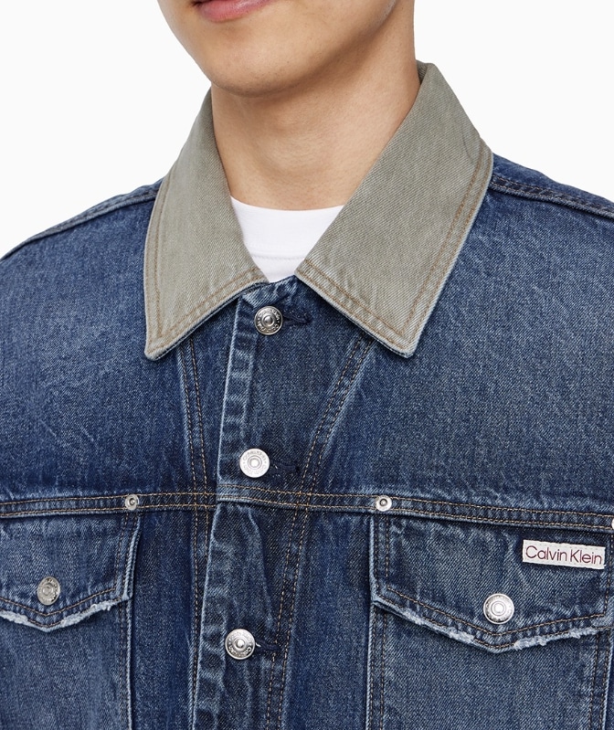 80s IKON Dark Blue Denim Jacket (4RB990G-RG8)