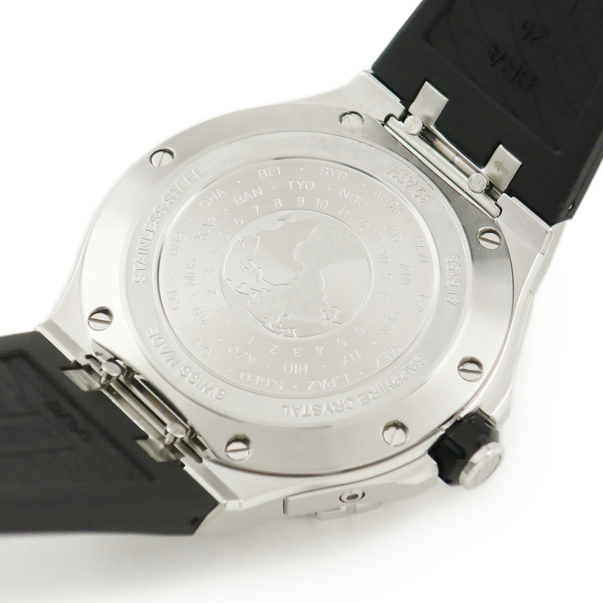 アイコン ベンチュラー GMT AI6158-SS001-330-2 自動巻き メンズ 未使用 ブラック 3タイムゾーン 3年保証