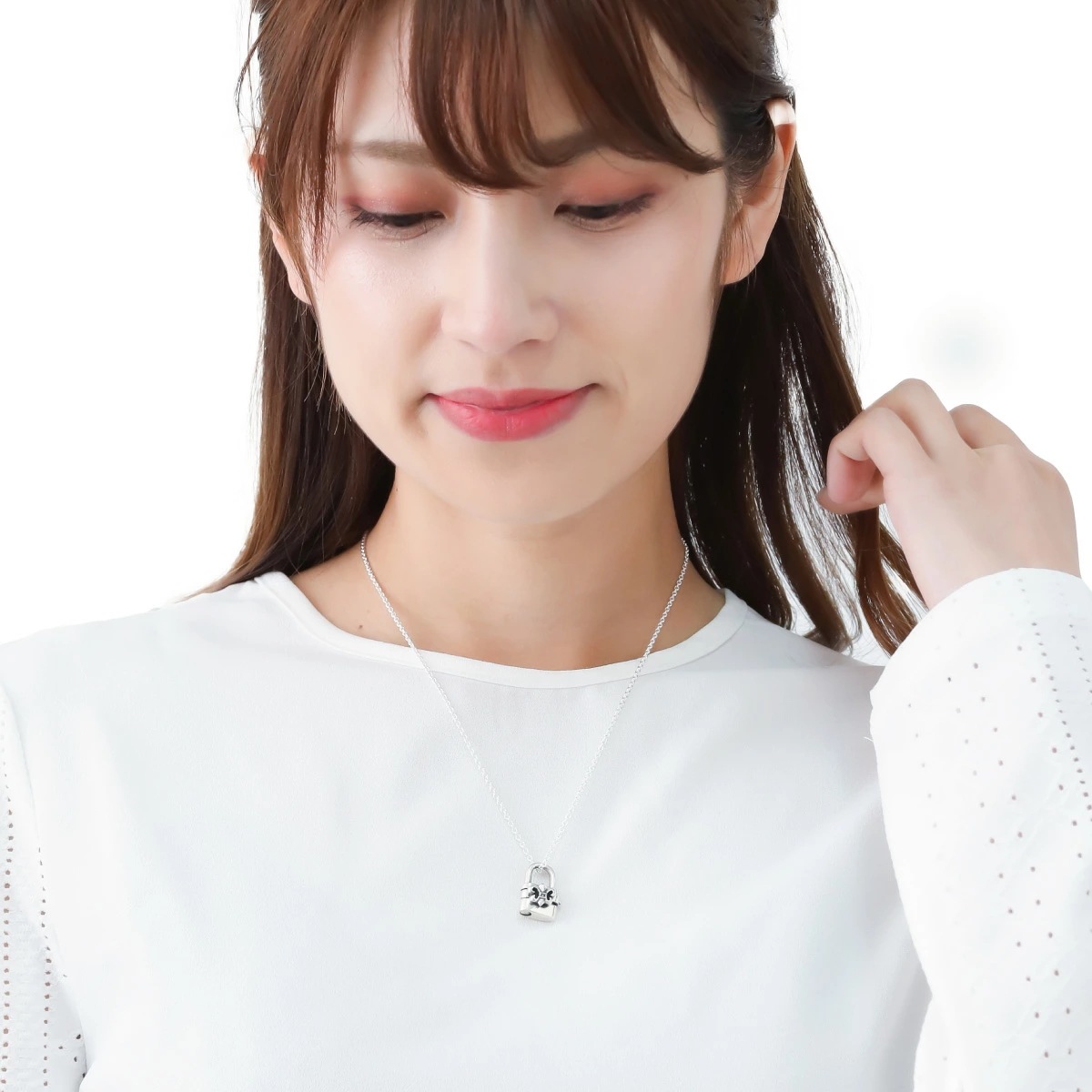 ネックレス レディース メンズ シルバー925 南京錠 パドロック 鍵 錠前 フルールドリス ネックレス レディース メンズ シルバー925 南京錠 パドロック 鍵 錠前 フルールドリス