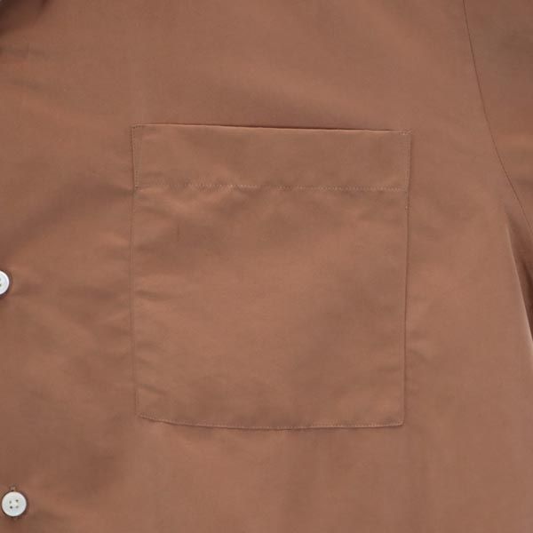 長袖 オープンカラーシャツ 46 ブラウン系 メンズ mdprevattcaulkingandwaterproofing.com