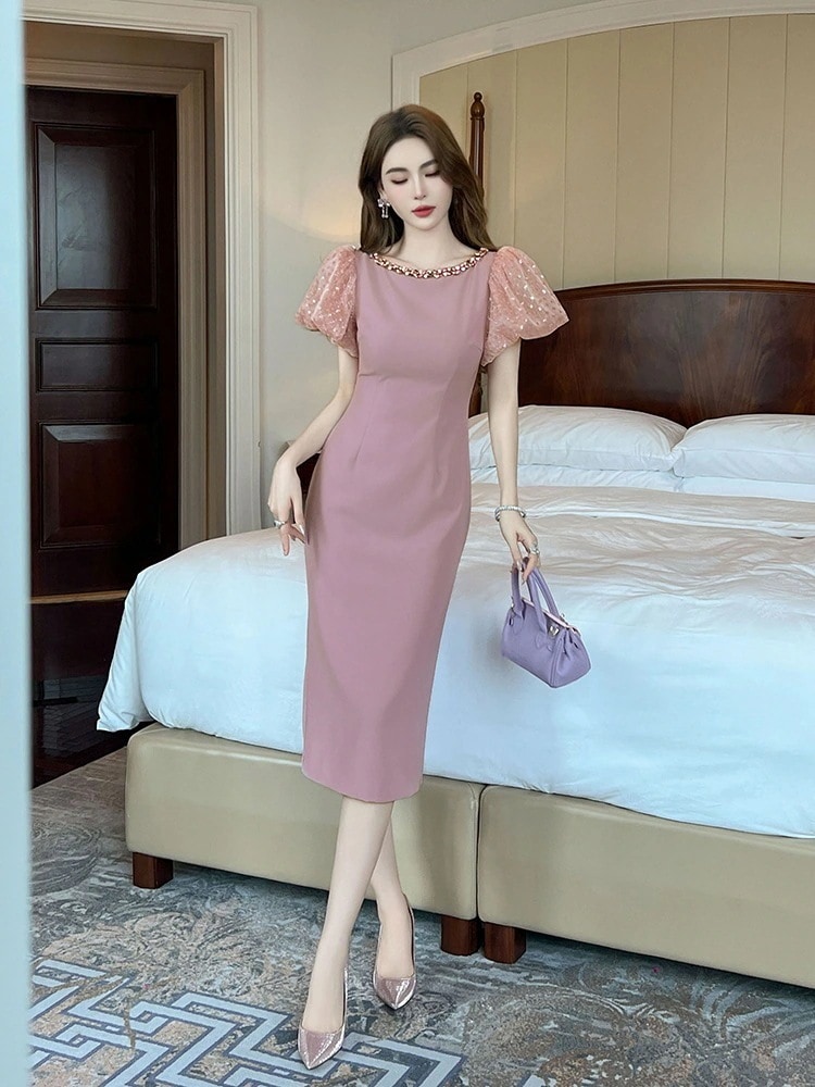 夏 ワンピース フリル ダイヤモンド飾り スリム パーティー キャバ 大人 同窓会 披露宴 卒業式 結婚式 演奏会 ウェディング 二次会 夏 ワンピース フリル ダイヤモンド飾り スリム パーティー キャバ 大人 同窓会 披露宴 卒業式 結婚式 演奏会 ウェディング 二次会